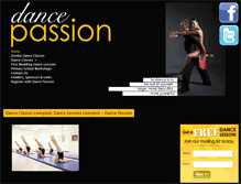 Tablet Screenshot of dance-passion.co.uk