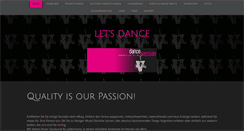 Desktop Screenshot of dance-passion.ch
