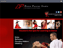 Tablet Screenshot of dance-passion.com
